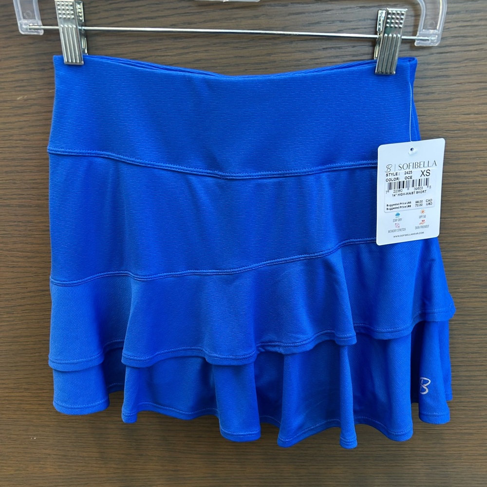 Isobella Blue Mini Skirt